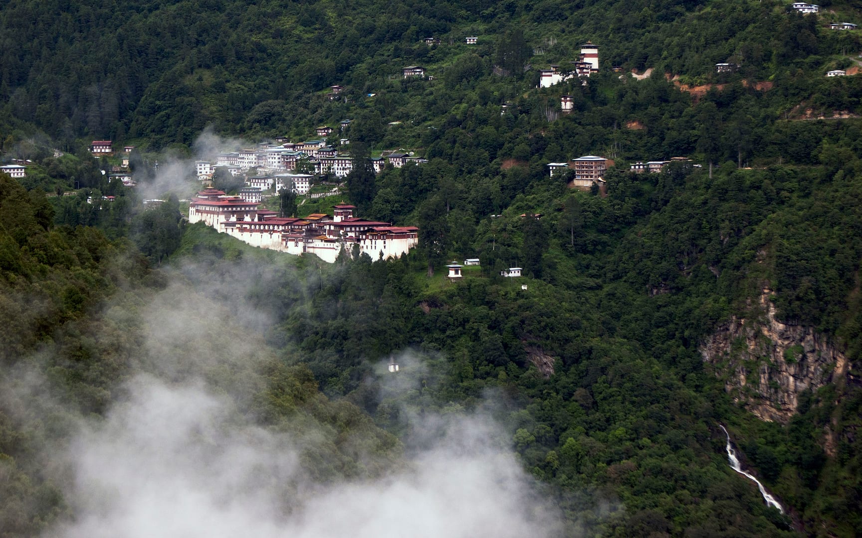 Bhutan — Trongsa — landscape