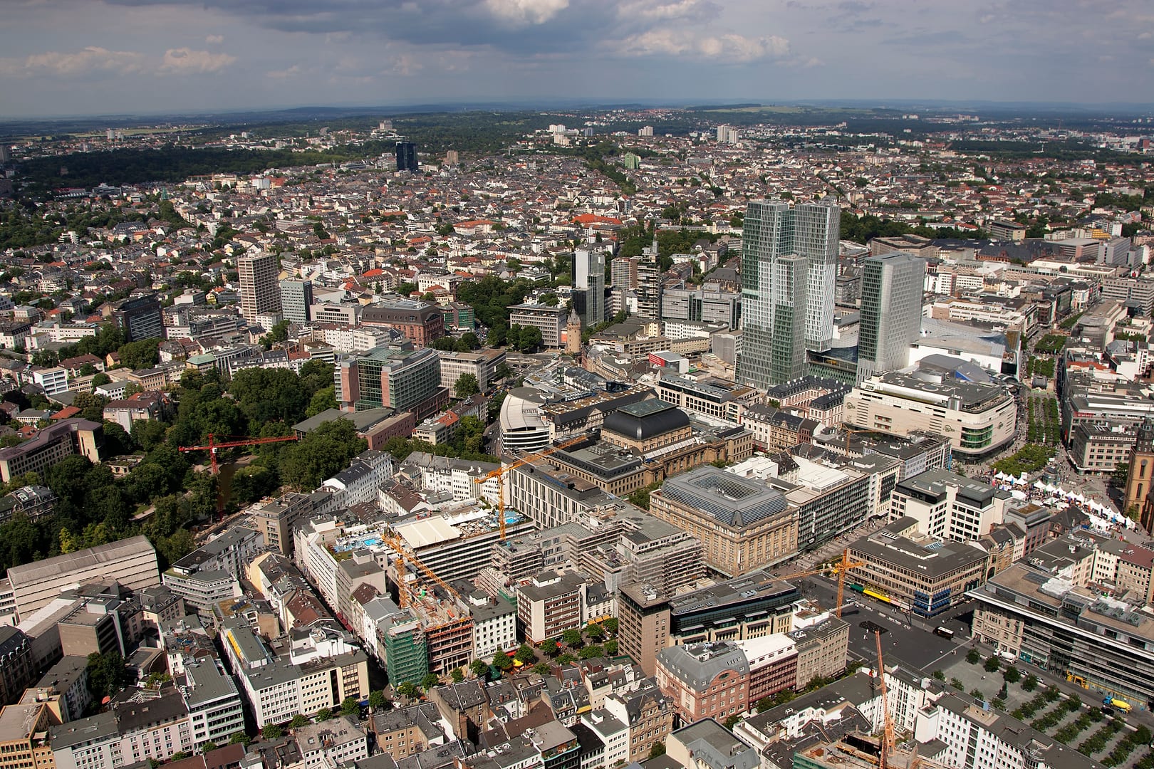 Germany — Frankfurt am Main — aerial