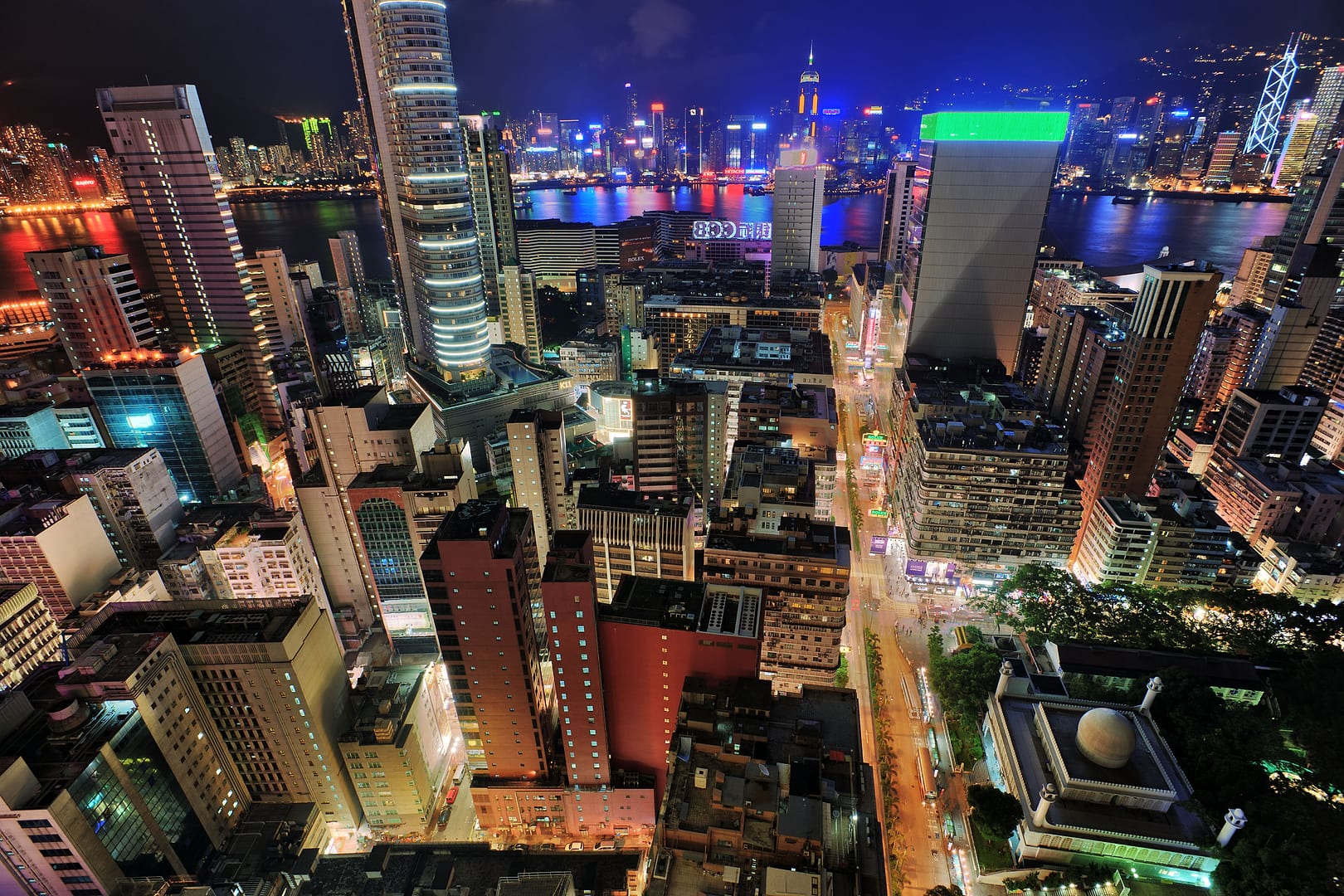 China — Hong Kong — aerial