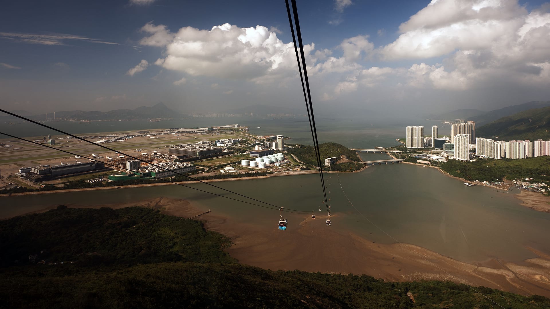 China — Hong Kong — aerial
