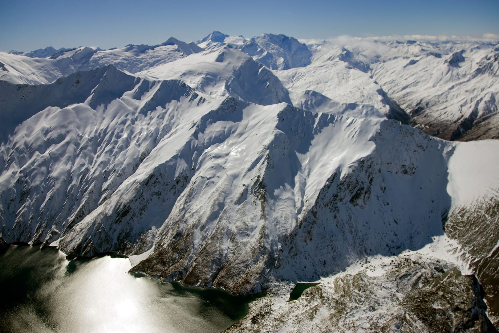 New Zealand — Milford Sound — aerial