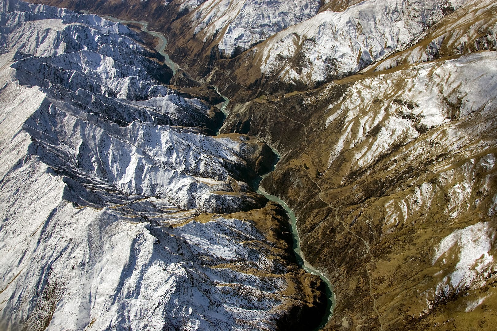 New Zealand — Queenstown to Milford Sound — aerial