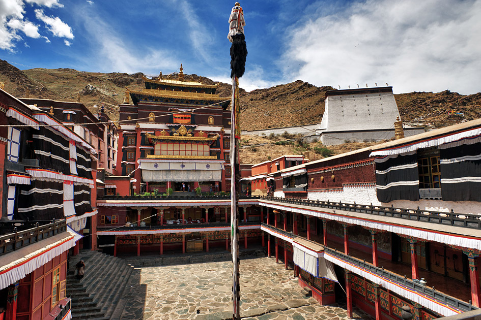 Album,Tibet,Shigatse,Tashilhunpo,Monastery,The,Great,Courtyard,The,Great,Courtyard,4,shafir,photo,image